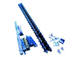 各種型號(hào)的高錳鋼岔芯、尖軌、整組道岔